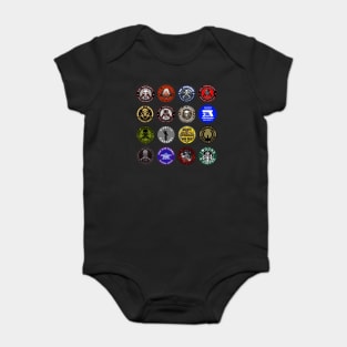 2nd Amendment Stickers Baby Bodysuit